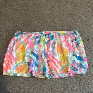 Lilly Pulitzer Pink and Blue Vibrant Shorts